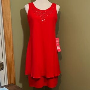 NWT Red Sleeveless Dress